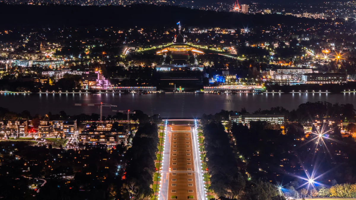 Canberra viewed from Mount Ainslie