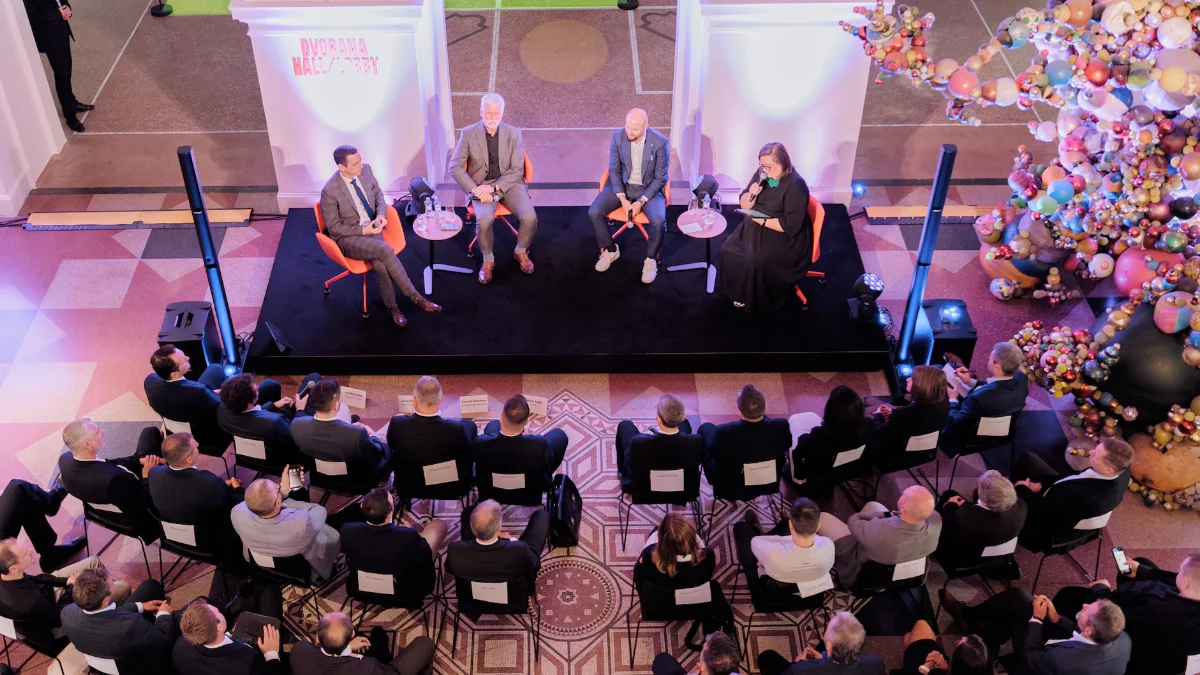 an aerial view of the JIC Ventures launch event