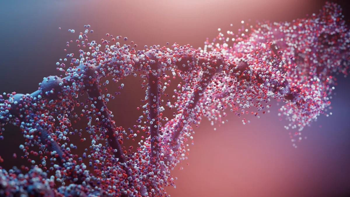 artwork of a double helix