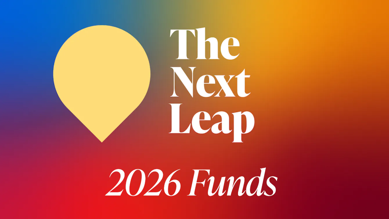 The Next Leap logo, with "2026 Funds" at the bottom